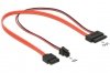 Delock Kabel SATA SLIM(F) SATA(F) + MICRO FIT(M) 4 PIN